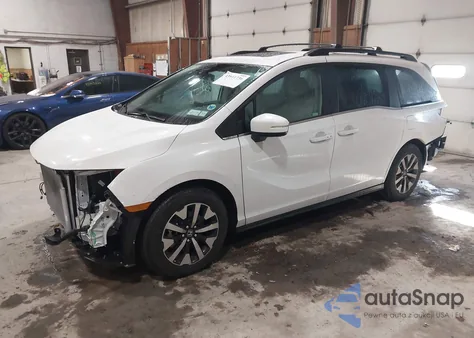 2025 Honda Odyssey Ex-L from USA, damaged, VIN 5FNRL6H62SB089472